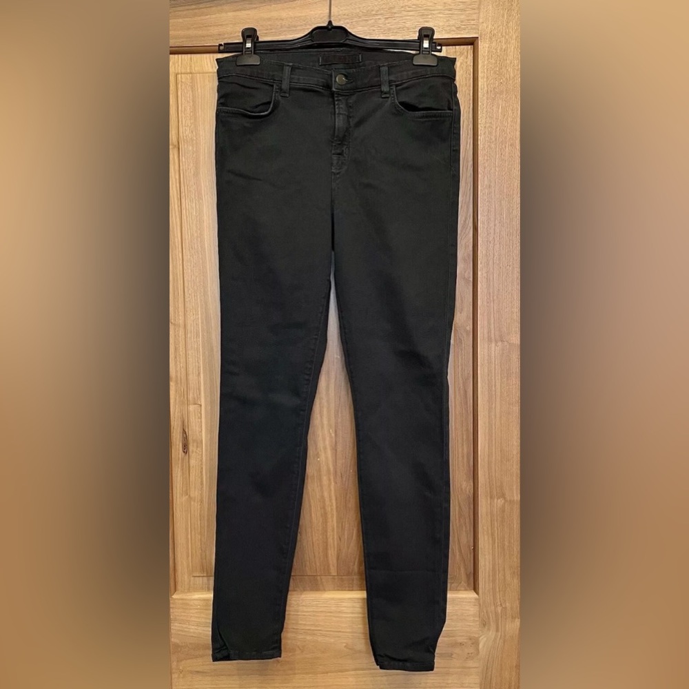 Dark Green EUC J BRAND Maria High Rise Stretch Skinny Jeans Size 30 Vin Evrgrn